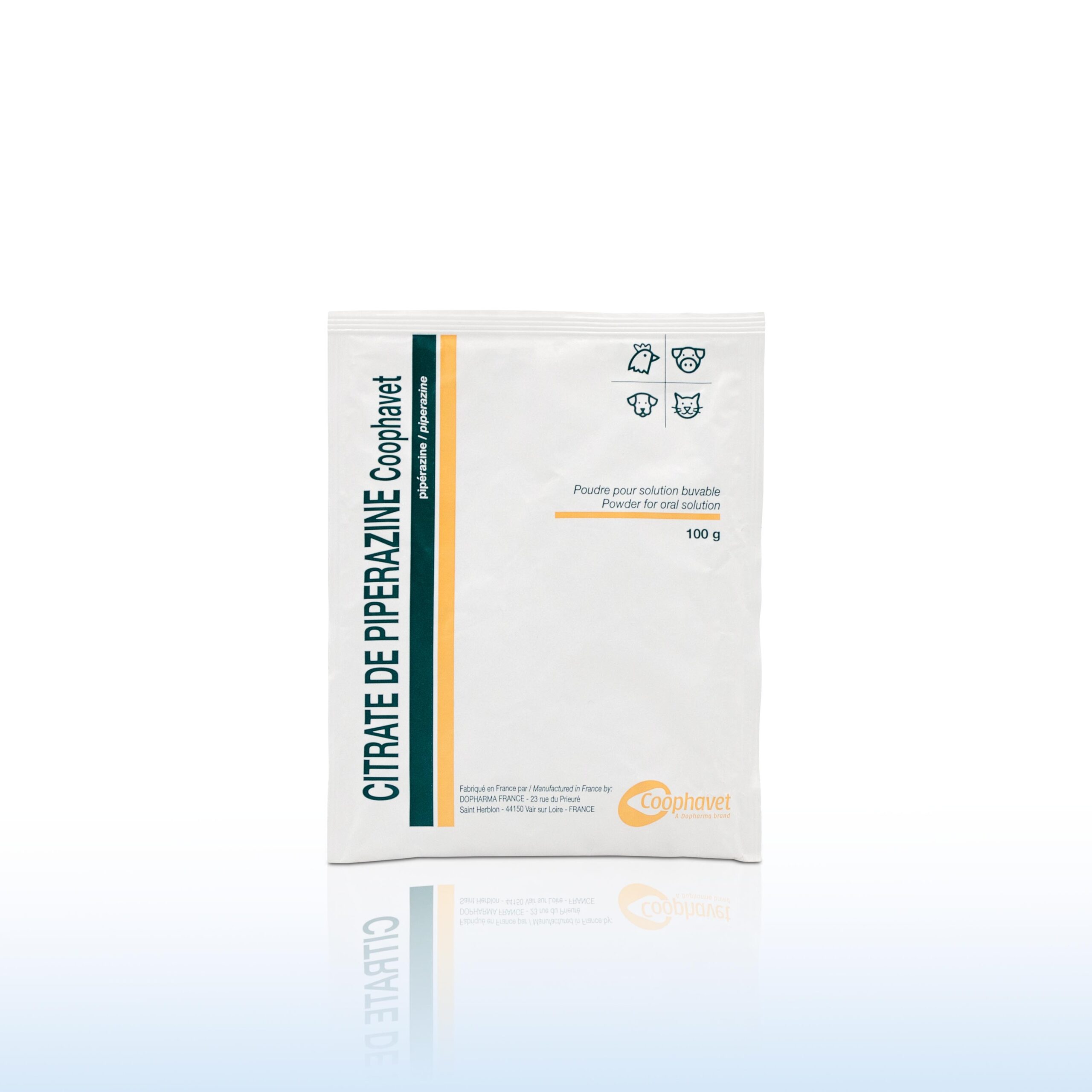 CITRATE DE PIPERAZINE 100 G