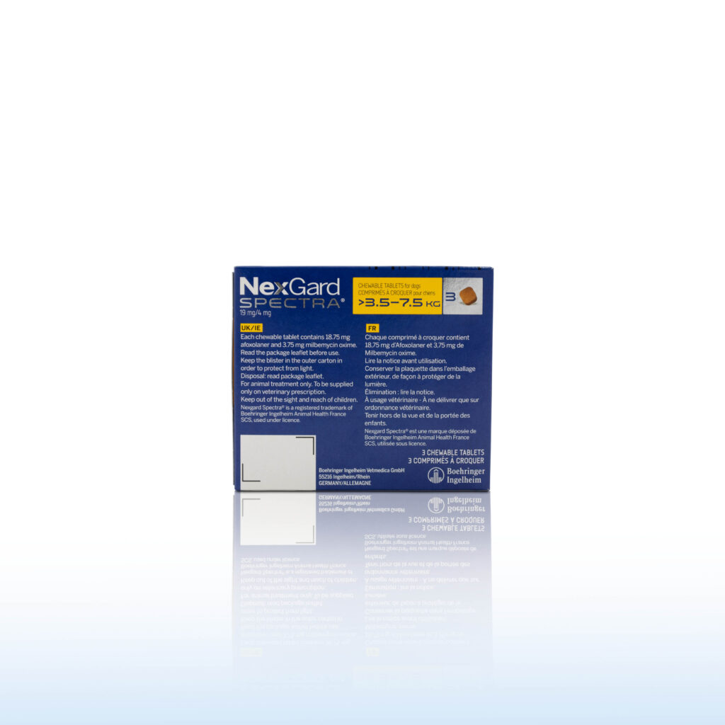 NEXGARD SPECTRA S 3CP (3,5-7,5 KG)