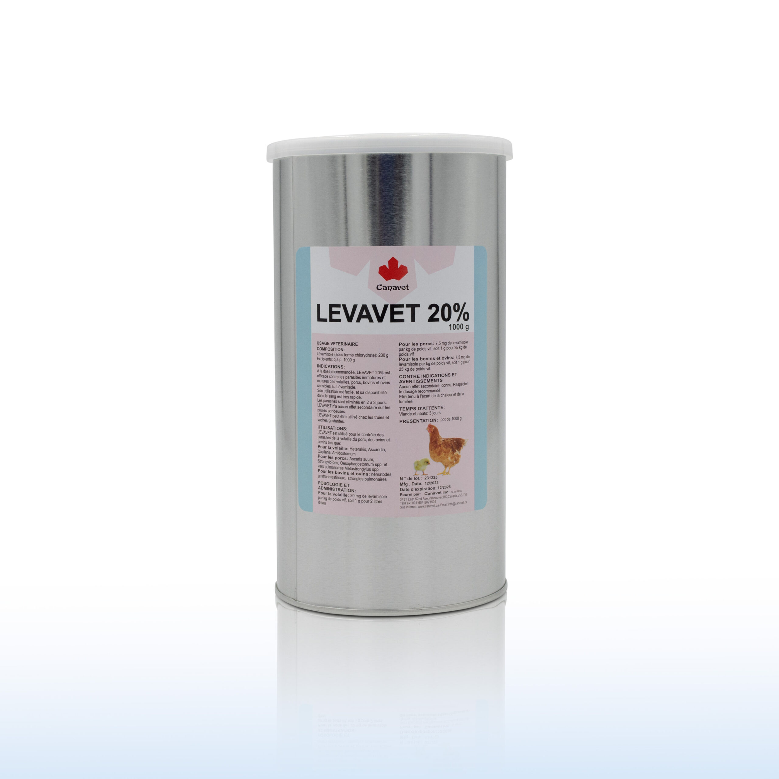 LEVAVET 20% 1 KG